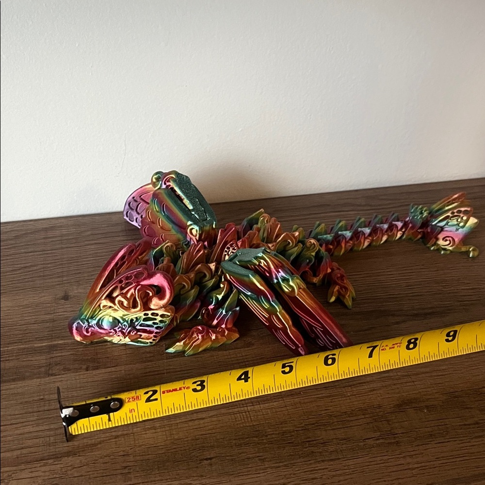 Rainbow Butterfly Dragon creature – Articulated 3d printed